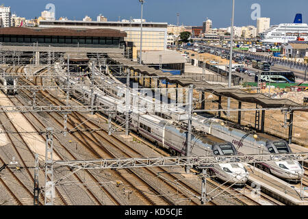 Cadiz train station Stock Photo