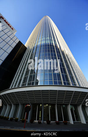 THe Lotte World Tower in Seoul, South Korea. Stock Photo