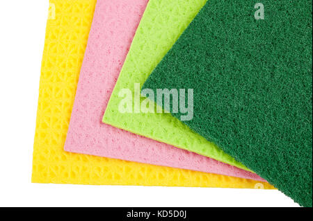 cleaning wipes isolated on white Stock Photo