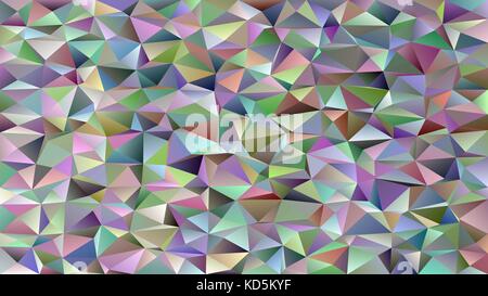 Abstract geometrical triangle tile mosaic background - vector graphic from triangles in colorful tones Stock Vector