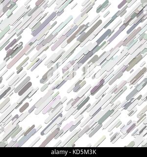 Geometrical random diagonal stripe background pattern - illustration from rounded stripes with shadow effects Stock Vector