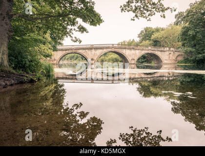 Clumber Park bridge, Worksop, Nottinghamshire Stock Photo