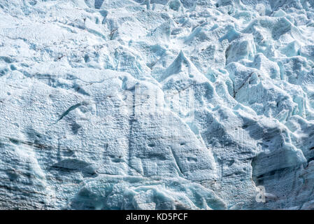Close up on The Bossons glacier, in Chamonix Mont Blanc Massif, The Alps, France Stock Photo