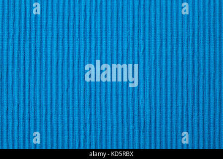 background blue cloth rib closeup Stock Photo