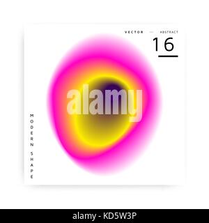 Abstract vector modern colorful shape  Stock Vector