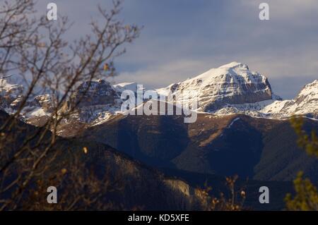 Partacua Mountains in Tena Valley, Pyrenees, Huesca, Aragon, Spain. Stock Photo