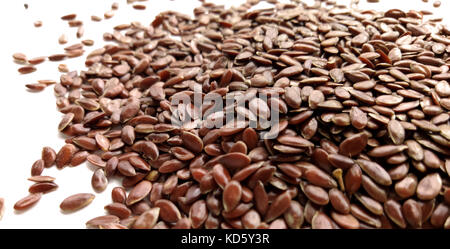 Flax Seeds Stock Photo