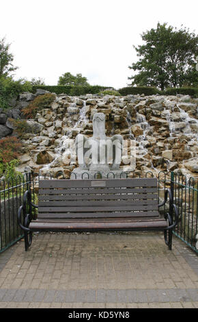 pelican waterfall, Cleethorpes, Lincolnshire, England Stock Photo