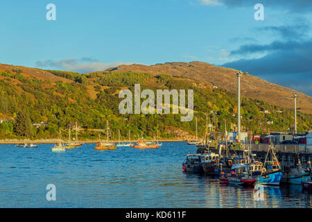 Loch Broom and Ullapool Harbour North West Scotland Stock Photo