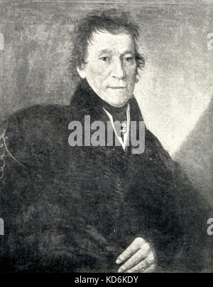 Frantisek Smetana, 1832 portrait  -  Bedrich Smetana's father. Czech composer, 2 March 1824-12 May 1884. Stock Photo