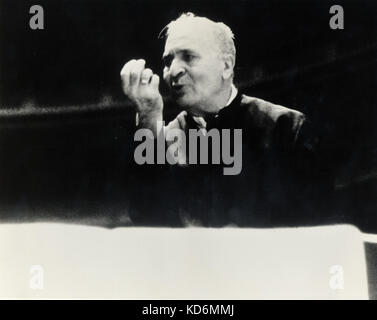 Bruno Walter, portrait. German conductor & pianist, 15 September 1876 - 17 February 1962. Stock Photo