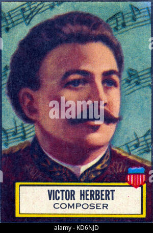 HERBERT, Victor - portrait - Irish-American cellist, conductor and composer  - 1 February 1859 - 26 May 1924 Stock Photo