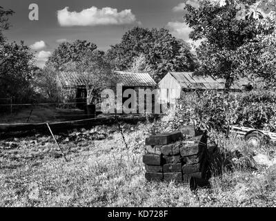 Old Farm Buildings near Starbeck Harrogate North Yorkshire England Stock Photo