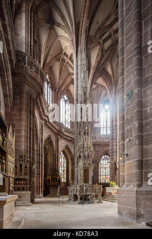 Adam Krafft, tabernacle at St. Lorenz Church, Nuremberg, Bavaria, Germany Stock Photo