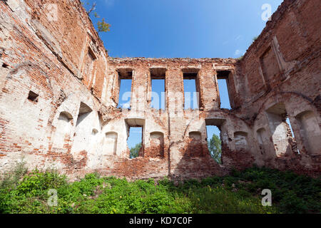 the ruins of an ancient castle Stock Photo