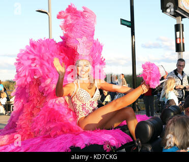 2018 Miss America Show Us Your Shoes Parade September 9th on The Board Walk Atlantic City New Jersey  Featuring: Miss New Jersey Kaitlyn Schoeffel Where: Atlantic City, New Jersey, United States When: 08 Sep 2017 Credit: Judy Eddy/WENN.com Stock Photo