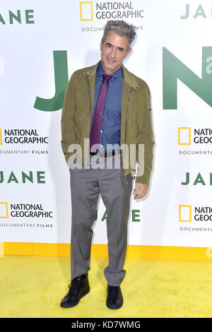 Hollywood, California. 9th Oct, 2017. Dermot Mulroney attends the premiere of National Geographic documentary films 'Jane' at the Hollywood Bowl on October 9, 2017 in Hollywood, California. | usage worldwide Credit: dpa/Alamy Live News Stock Photo