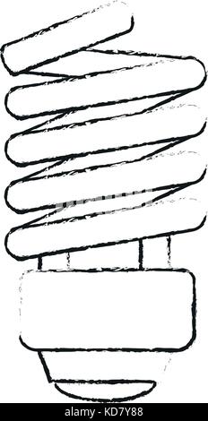 spiral lightbulb icon image vector illustration design Stock Vector