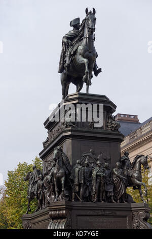 Statue of Frederick the Great in Berlin, Germany Stock Photo