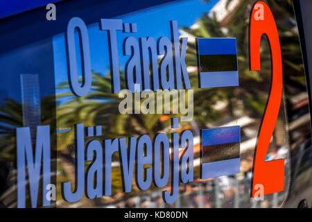 Details of #2 Ott Tanak (EST) and co-driver Martin Jarveoja (EST) of M-Sport following completion of the Rally de España round of the 2017 FIA World Rally Championship. Salou, Spain. 08 October, 2017. © Hugh Peterswald/Alamy Live News Stock Photo