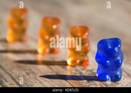 close up of gummy bears Stock Photo