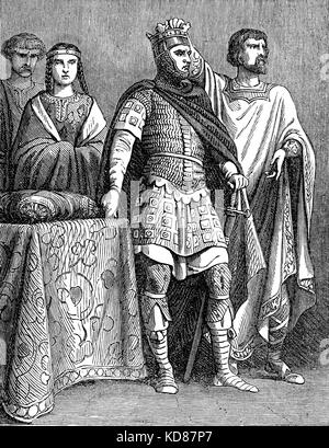 Otto III,  980 – 1002, Holy Roman Emperor from 996 until his early death Stock Photo