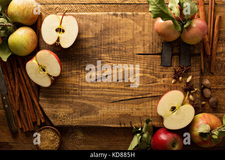 Cooking and baking with apples Stock Photo