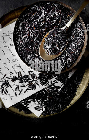 Black RIce Stock Photo