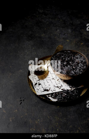 Black RIce Stock Photo