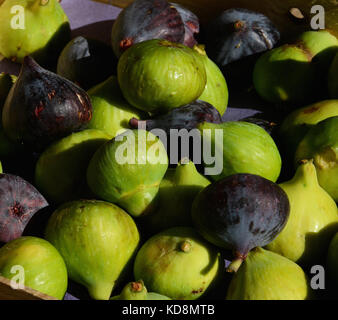 French market stall, Carcassonne, France Stock Photo