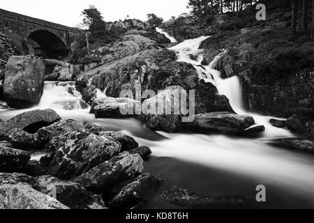 Photograph by © Jamie Callister. Ogwen Falls, Snowdonia National Park, North Wales, 6th of October 2017. Stock Photo