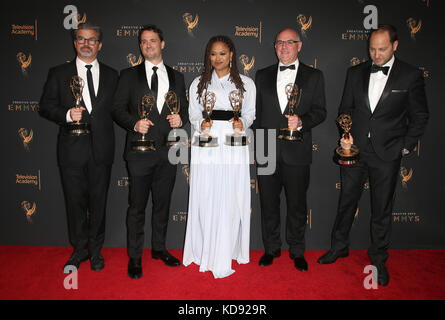 2017 Creative Arts Emmy Awards - Day 1 - Press Room  Featuring: Ava DuVernay and '13th' Where: Los Angeles, California, United States When: 09 Sep 2017 Credit: FayesVision/WENN.com Stock Photo