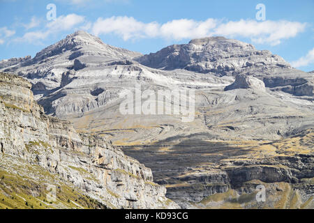 Monte Perdido in Ordesa National Park, Huesca. Spain. Stock Photo
