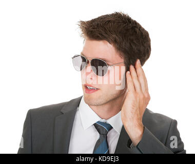 Portrait Of Young Businessman Isolated On White Background Stock Photo