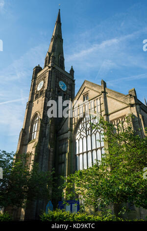 Albion United Reformed Church (John Brooke 1895), Ashton under Lyne, Tameside, Manchester, England, UK Stock Photo