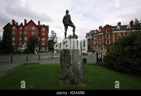 General view of Llandrindod Wells in Powys, mid Wales, UK Stock Photo
