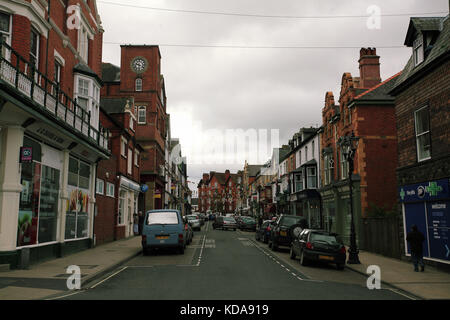 General view of Llandrindod Wells in Powys, mid Wales, UK Stock Photo