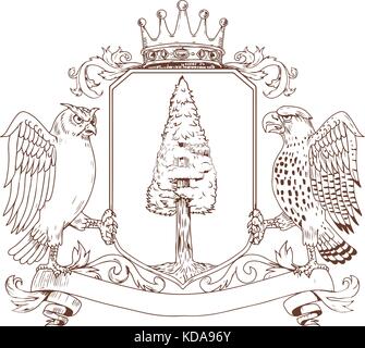 A coat of arms or crest family heraldry medieval heraldic knight shield ...