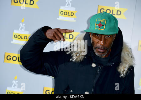 Danny John-Jules attending Gold's 25th birthday party and the launch of UKTV Original Murder on the Blackpool Express at 100 Wardour St, London. Stock Photo