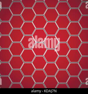 Modern Hexagon Design Stock Vector