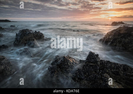Porth Swtan (Church Bay, Isle Of Anglesey, Wales, UK Stock Photo