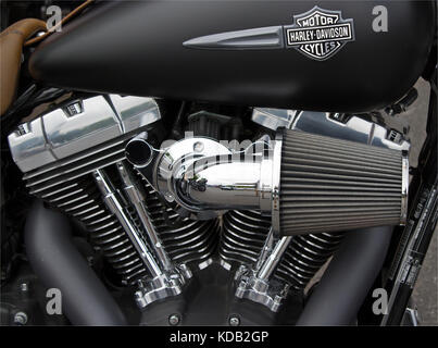 Harley Davidson Details Stock Photo