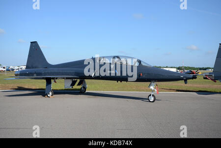 military fighter jet used as as an advanced trainer Stock Photo