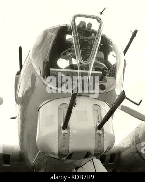 World War II era heavy American bomber Stock Photo