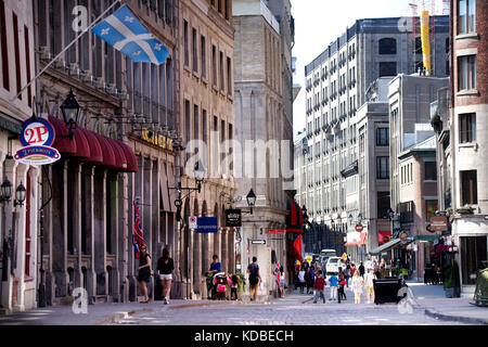 Montreal,Quebec,24 May,2016.St-Paul street in Old Montreal. Credit:Mario Beauregard/Alamy Live News Stock Photo