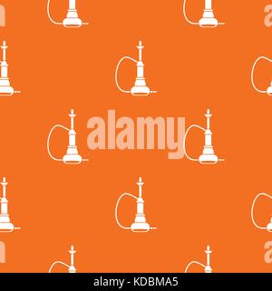 Hookah pattern seamless Stock Vector