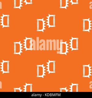 Knuckles with spikes pattern seamless Stock Vector