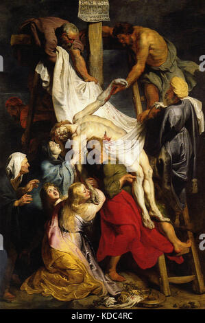 Descent from the Cross 1617 by Peter Paul Rubens Stock Photo - Alamy