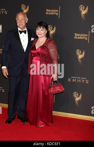 Arrivals for the 2017 Creative Emmy Awards, held at the Microsoft Theater in Los Angeles, California.  Featuring: Gerald McRaney, Delta Burke Where: Los Angeles, California, United States When: 10 Sep 2017 Credit: Nicky Nelson/WENN.com Stock Photo