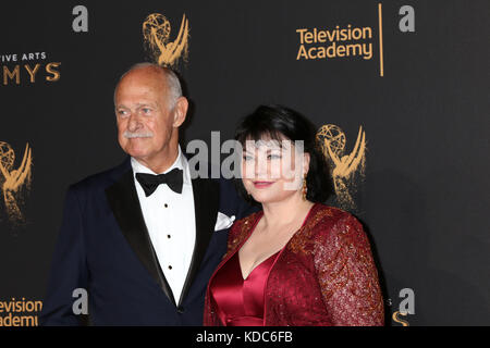 Arrivals for the 2017 Creative Emmy Awards, held at the Microsoft Theater in Los Angeles, California.  Featuring: Gerald McRaney, Delta Burke Where: Los Angeles, California, United States When: 10 Sep 2017 Credit: Nicky Nelson/WENN.com Stock Photo